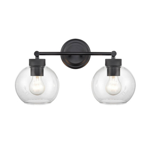 Jonatan Two Light Vanity in Matte Black (59|99102MB)