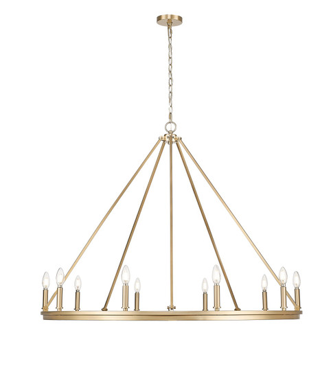 Carruth Ten Light Chandelier in Modern Gold (59|9510MG)