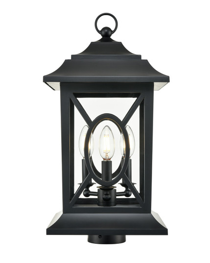 Allbert Three Light Outdoor Lantern in Powder Coated Black (59|85105PBK)