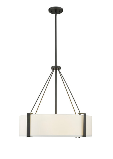 Telfar Three Light Pendant in Matte Black/White (59|28203MBWH)
