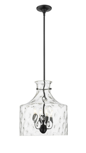 Santorini Four Light Pendant in Matte Black (59|22604MB)