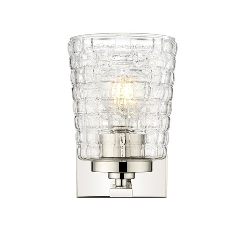 Saben One Light Wall Sconce in Polished Nickel (59|22101PN)