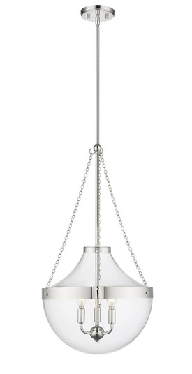 Clarra Three Light Pendant in Polished Nickel (59|20103PN)
