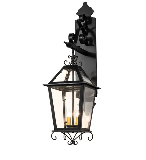 Palermo Two Light Wall Sconce in Blackwash (57|275339)