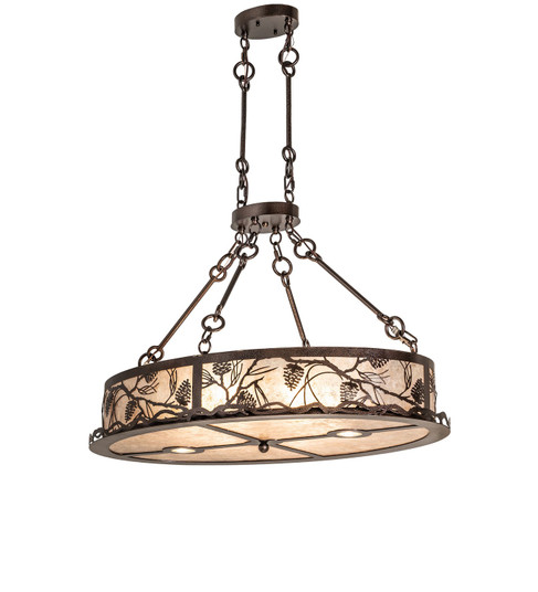 Winter Pine Eight Light Pendant in Copper Vein (57|273841)