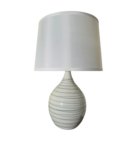 Scatchard One Light Table Lamp in Pearl Blue (30|GS302PL)