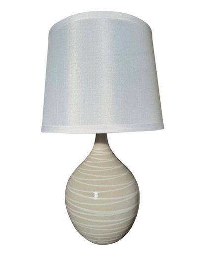 Scatchard One Light Table Lamp in Natural Spiral (30|GS202NS)