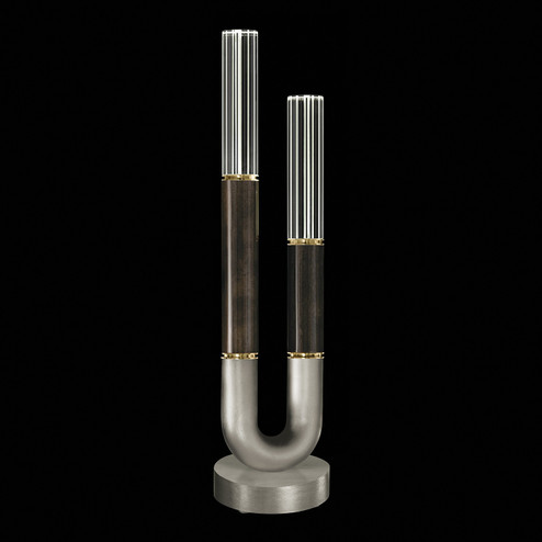 Antonia LED Table Lamp in Silver Leaf/Brass/Charcoal (48|923010411ST)
