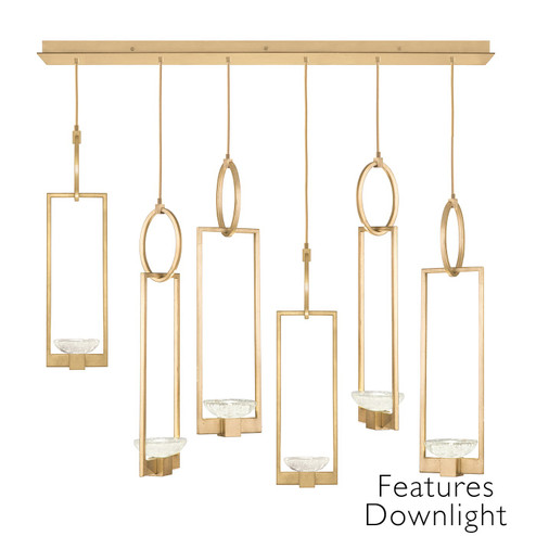 Delphi LED Pendant in Gold (48|89314021ST)