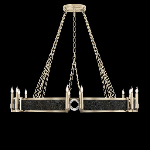 Mirage 12 Light Chandelier in Champagne/Nickel/Black Knight (48|100048623)
