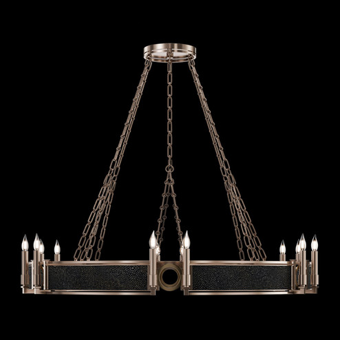 Mirage 12 Light Chandelier in Champagne/Brass/Black Knight (48|100048613)