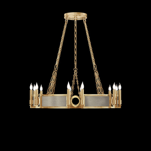 Mirage 12 Light Chandelier in Gold Leaf/Brass/Coco (48|100047312)