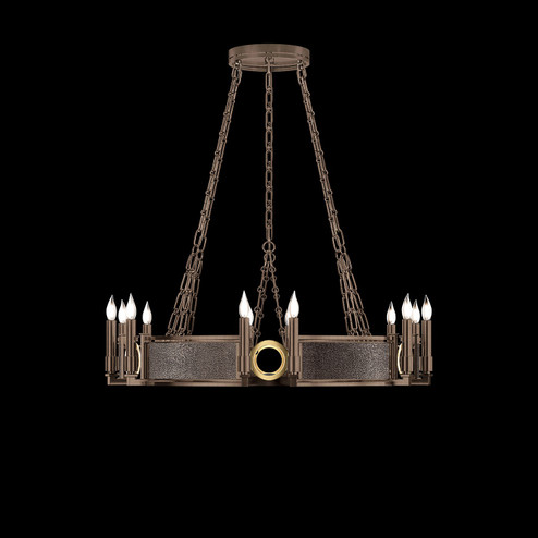 Mirage 12 Light Chandelier in Bronze/Brass/Pebble (48|100047211)