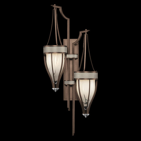 Mirage Two Light Wall Sconce in Bronze/Nickel/Coco (48|100046222)