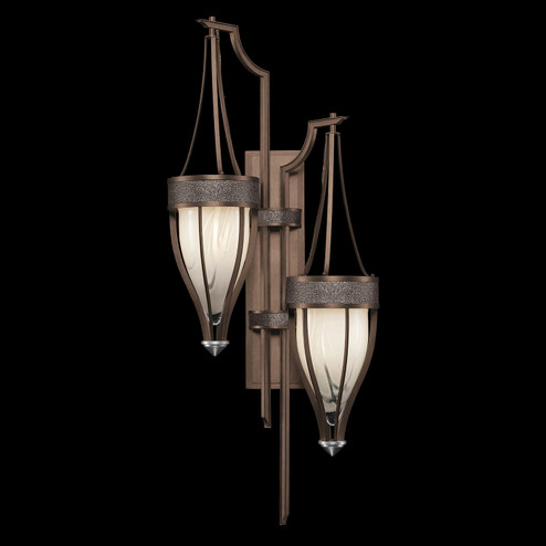 Mirage Two Light Wall Sconce in Bronze/Nickel/Pebble (48|100046221)