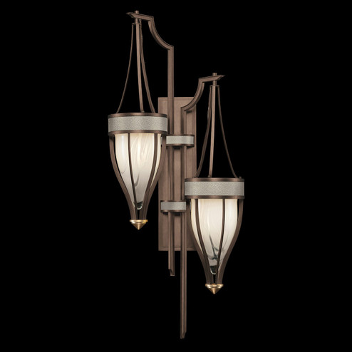 Mirage Two Light Wall Sconce in Bronze/Brass/Coco (48|100046212)