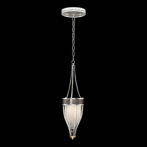 Mirage One Light Pendant in Silver Leaf/Brass/Pebble (48|100045411)