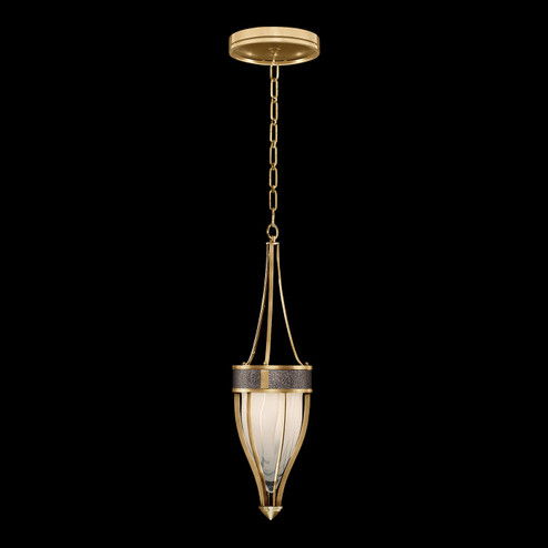 Mirage One Light Pendant in Gold Leaf/Brass/Pebble (48|100045311)