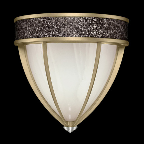 Mirage One Light Wall Sconce in Soft Gold Leaf/Nickel/Pebble (48|100043521)