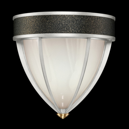Mirage One Light Wall Sconce in Silver Leaf/Brass/Black Knight (48|100043413)