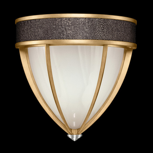 Mirage One Light Wall Sconce in Gold Leaf/Nickel/Pebble (48|100043321)