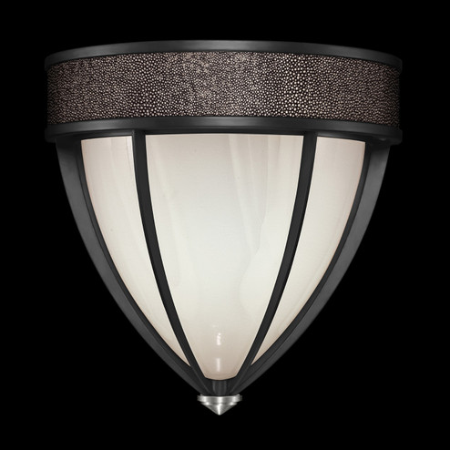 Mirage One Light Wall Sconce in Black Iron/Nickel/Pebble (48|100043121)