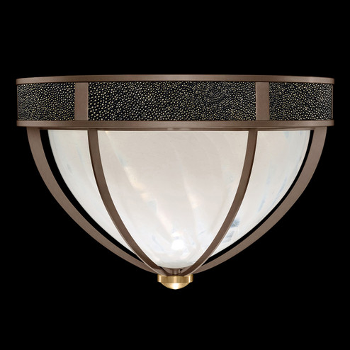 Mirage Three Light Flush Mount in Bronze/Brass/Black Knight (48|100042213)