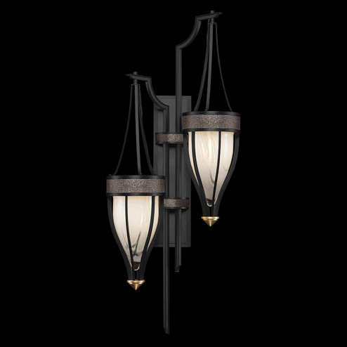 Mirage Two Light Wall Sconce in Black (48|100041111)
