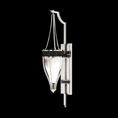 Mirage One Light Wall Sconce in Silver Leaf/Brass/Black Knight (48|100039413)