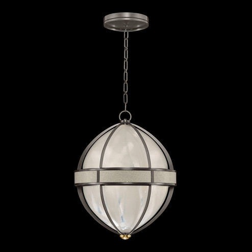 Mirage Three Light Pendant in Midnight Steel/Brass/Coco (48|100038712)