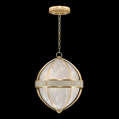 Mirage Three Light Pendant in Gold Leaf/Brass/Coco (48|100038312)