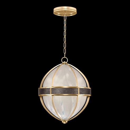Mirage Three Light Pendant in Gold Leaf/Brass/Pebble (48|100038311)