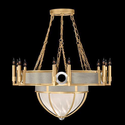 Mirage 15 Light Chandelier in Gold Leaf/Nickel/Coco (48|100037322)