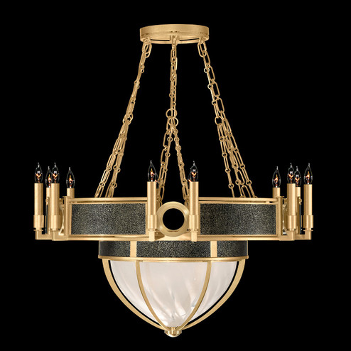 Mirage 15 Light Chandelier in Gold Leaf/Brass/Black Knight (48|100037313)