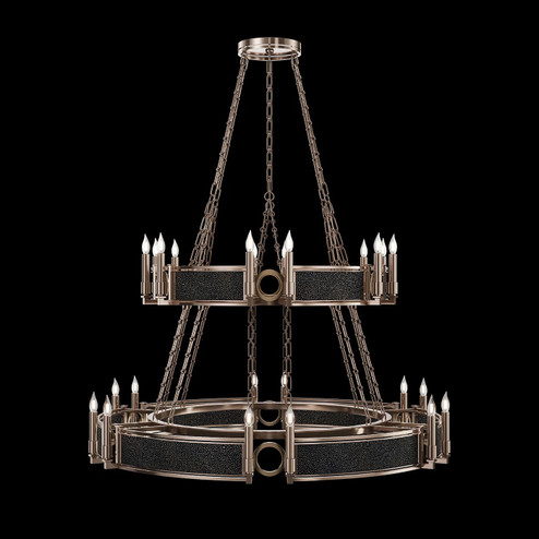 Mirage 24 Light Chandelier in Champagne/Brass/Black Knight (48|100036613)