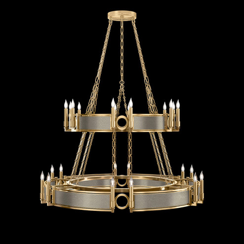 Mirage 24 Light Chandelier in Gold Leaf/Brass/Coco (48|100036312)