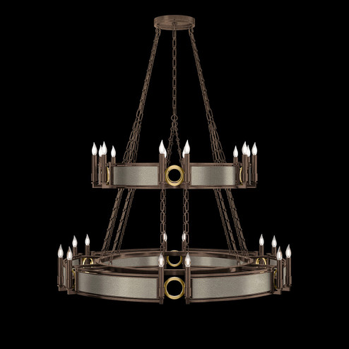 Mirage 24 Light Chandelier in Bronze/Brass/Coco (48|100036212)