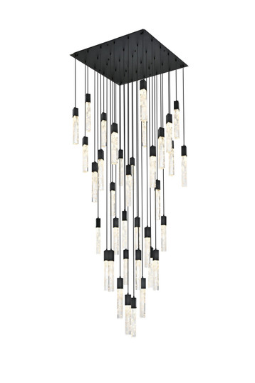 Aurora 36 Light Chandelier in Black and Clear (173|2088G42BK)