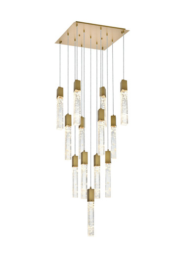 Aurora 13 Light Pendant in Satin Gold (173|2088G26SG)