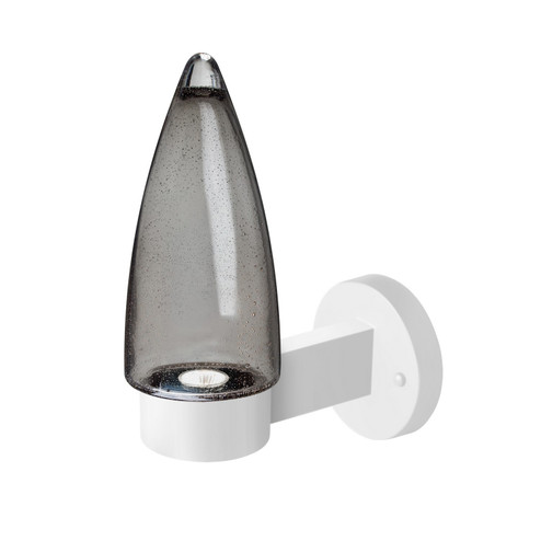 Besa Sulu Outdoor Sconce Wall Sconce in White (74|SULUSMWALLLEDWH)