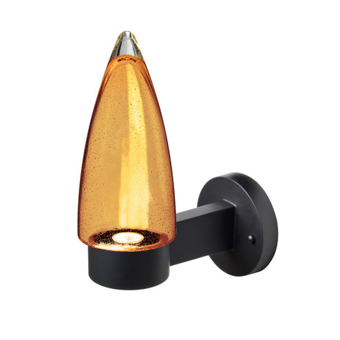Besa Sulu Outdoor Sconce Wall Sconce in Black (74|SULUAMWALLLEDBK)