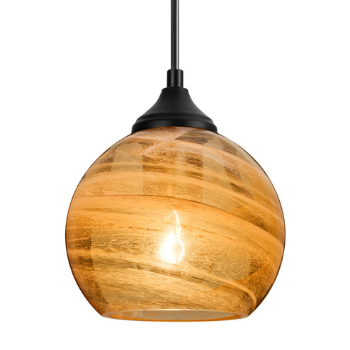 Besa Jilly Outdoor Pendant Pendant in Black (74|OPJILLYAMEDILBK)