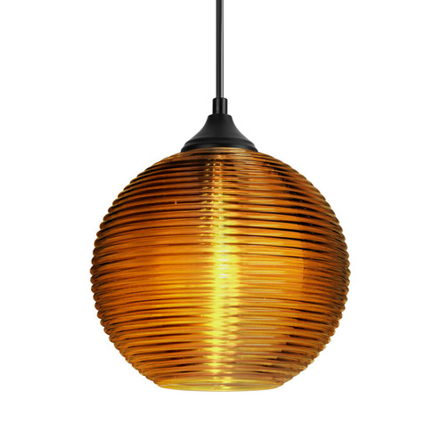 Besa Kristall 8 Outdoor Pendant Pendant in Black (74|OP461682BK)