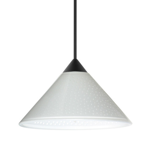 Besa Kona Pendant One Light Pendant in Black (74|1XT282453BK)