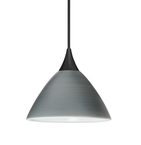 Besa Domi Pendant One Light Pendant in Black (74|1XT1743TNBK)