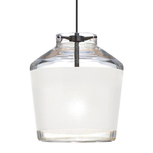 Besa Pica 6 Pendant One Light Pendant in Black (74|1XCPIC6WHBK)