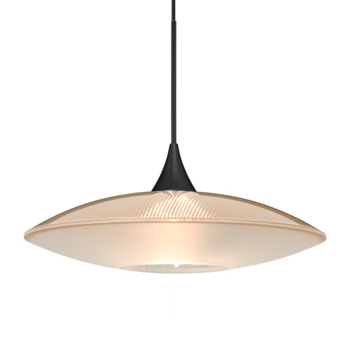 Besa Spazio Pendant LED Pendant in Black (74|1XC6294GDLEDBK)