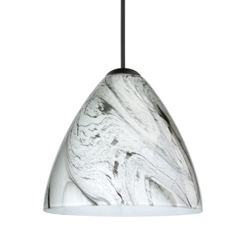 Besa Mia Pendant One Light Pendant in Black (74|1XC1779MGBK)