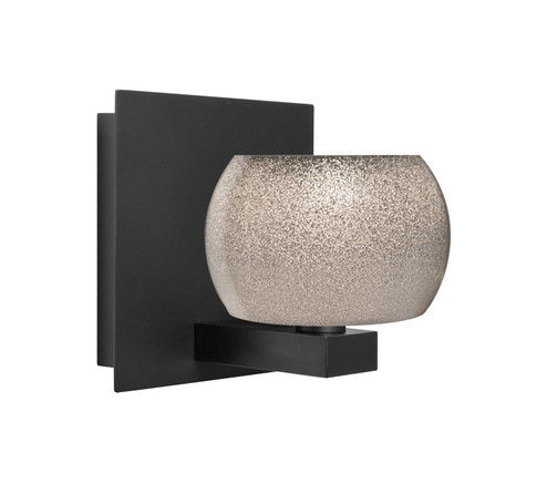 Besa Keno Vanity LED Wall Sconce in Black (74|1WFKENOSMLEDBK)