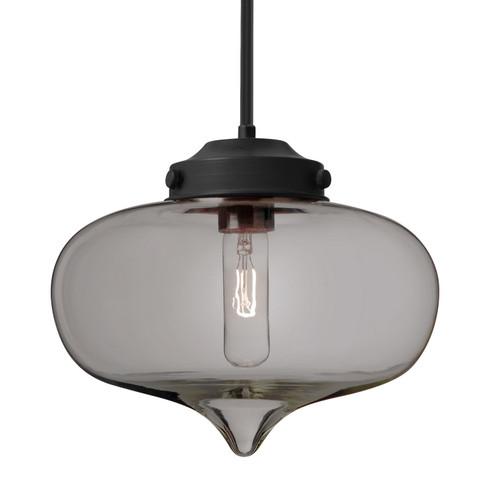 Besa Mira Pendant One Light Pendant in Black (74|1TTMIRASMBK)